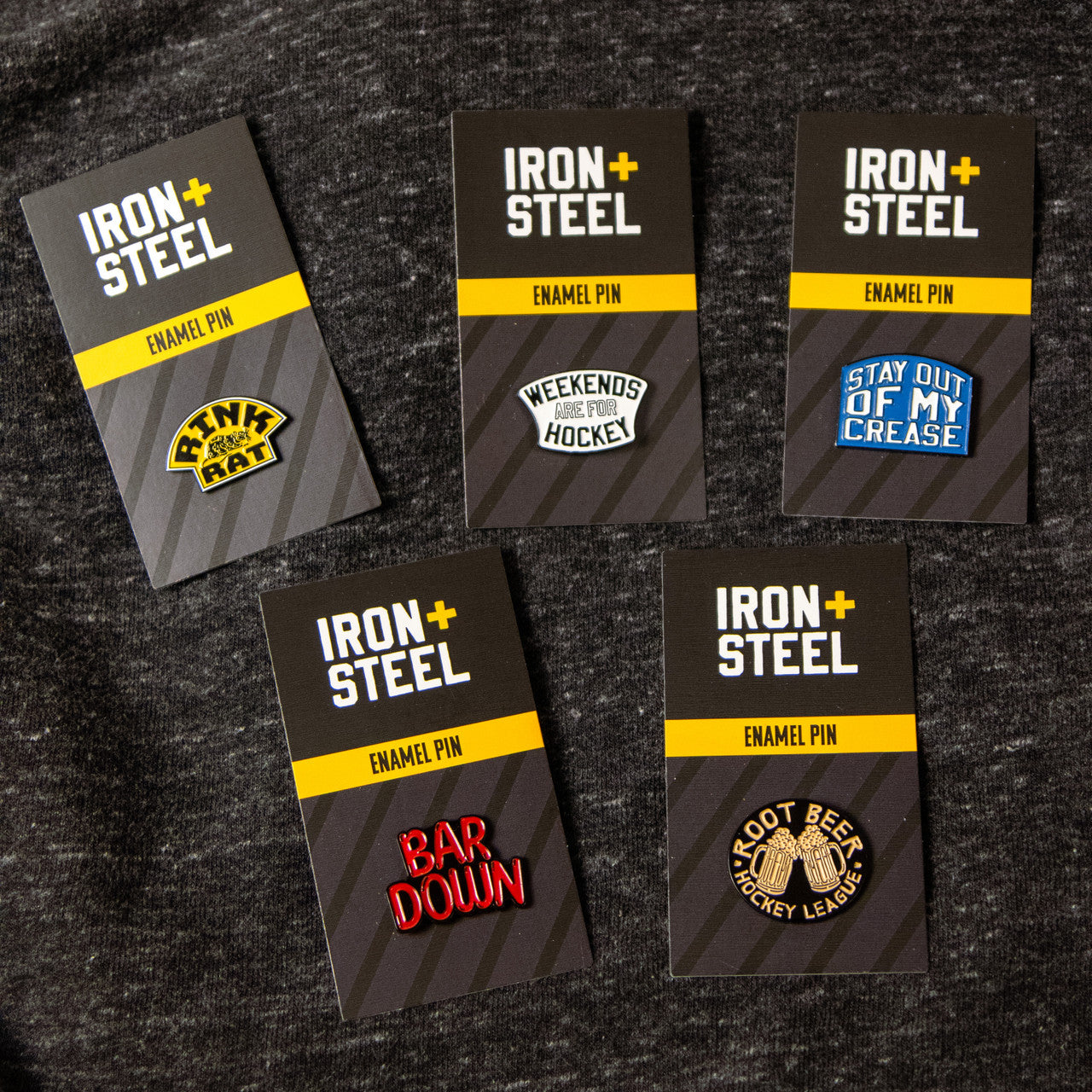 5 Pack Hockey Pins