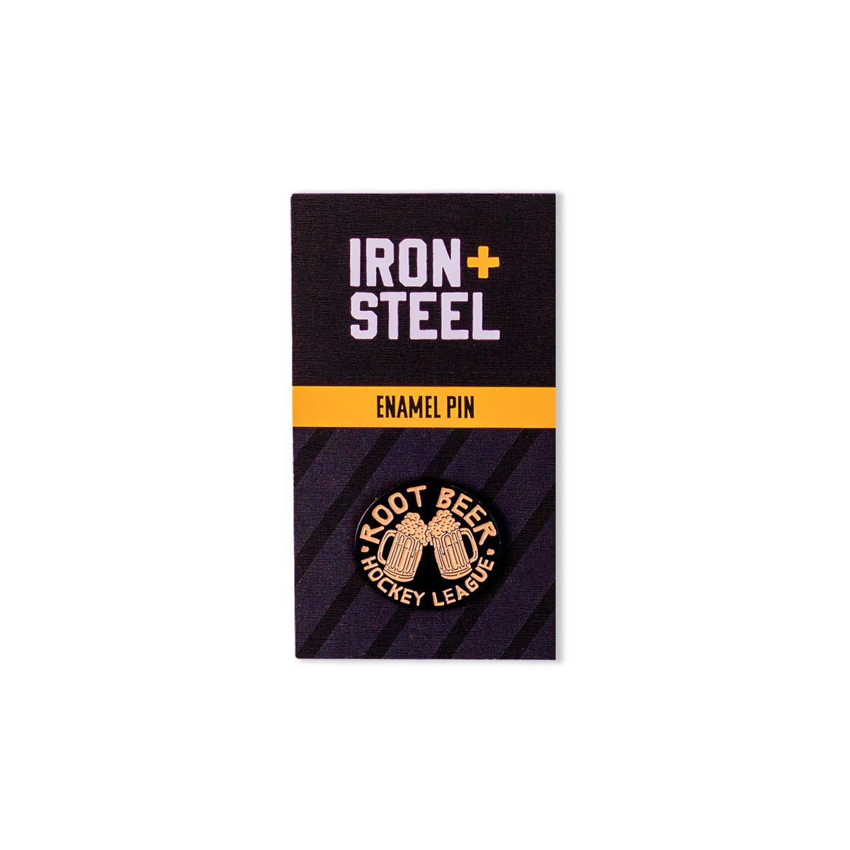 Root Beer Hockey League Pin