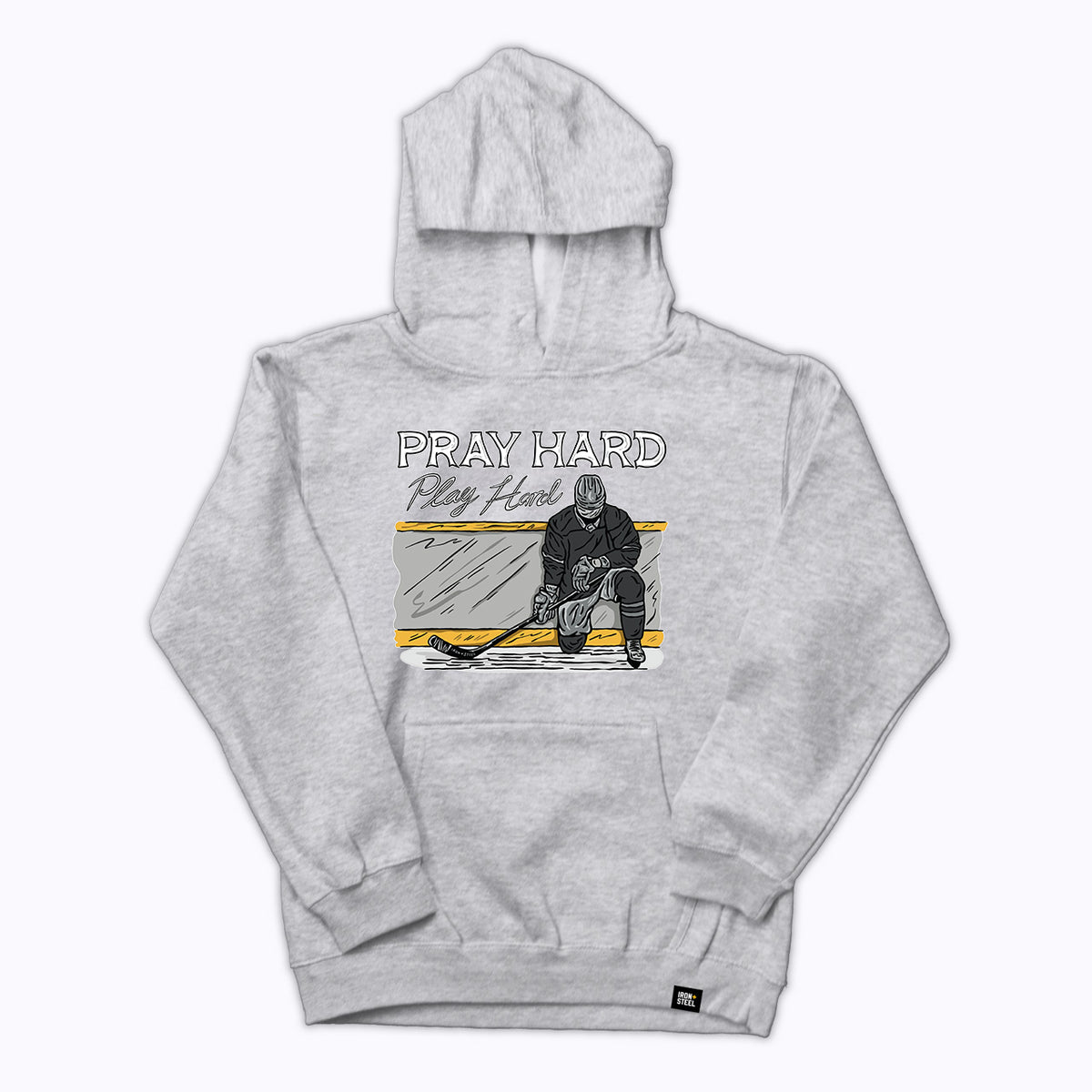 Pray Hard Play Hard Youth Hoodie