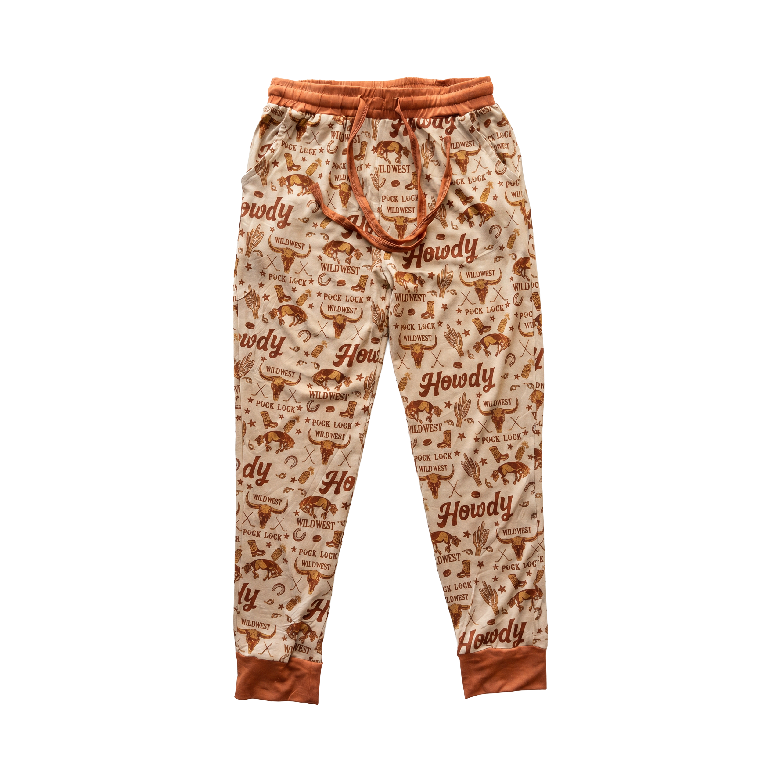 Wild West Hockey Bamboo Drawstring Pajama Pants