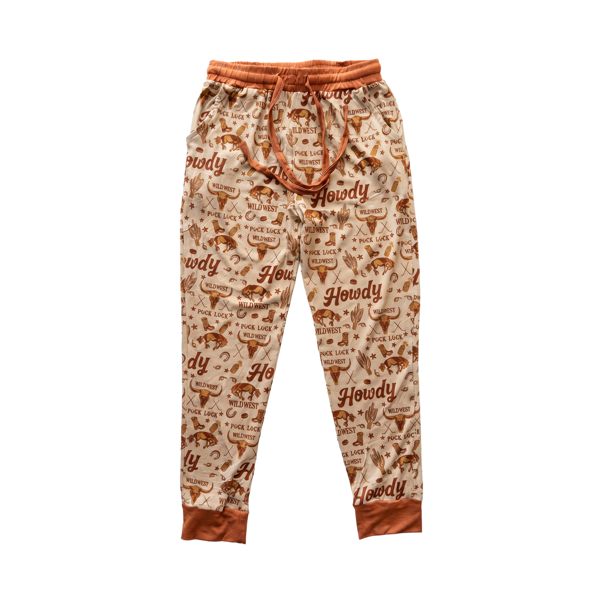 Wild West Hockey Bamboo Drawstring Pajama Pants