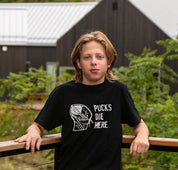 Pucks Die Here Hockey Goalie T-Shirt