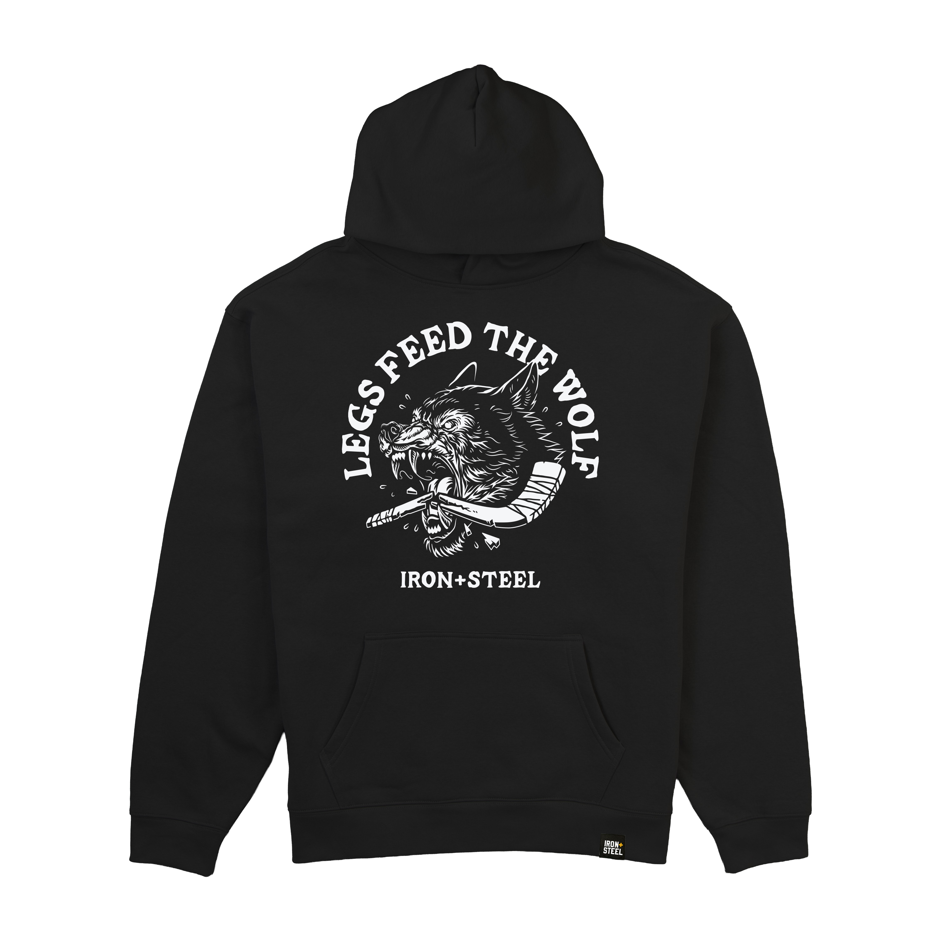 Rabid Legs Feed The Wolf Midweight Hoodie