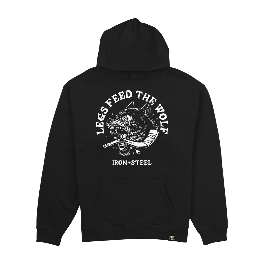 Rabid Legs Feed The Wolf Midweight Hoodie