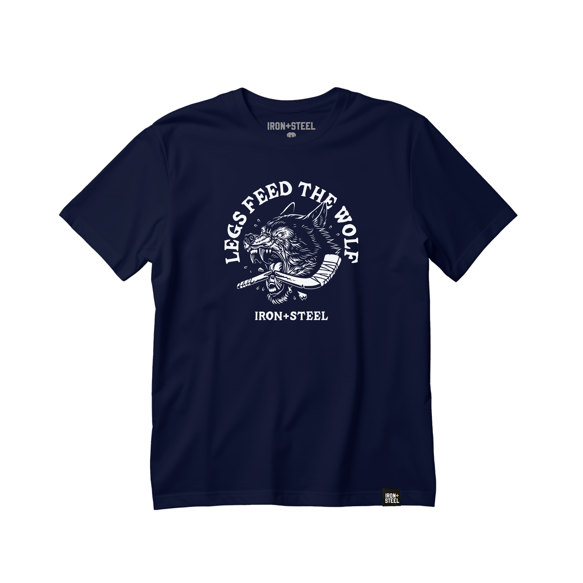 Rabid Legs Feed The Wolf Hockey Tee
