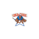 Retro Hockey Goalie Sticker