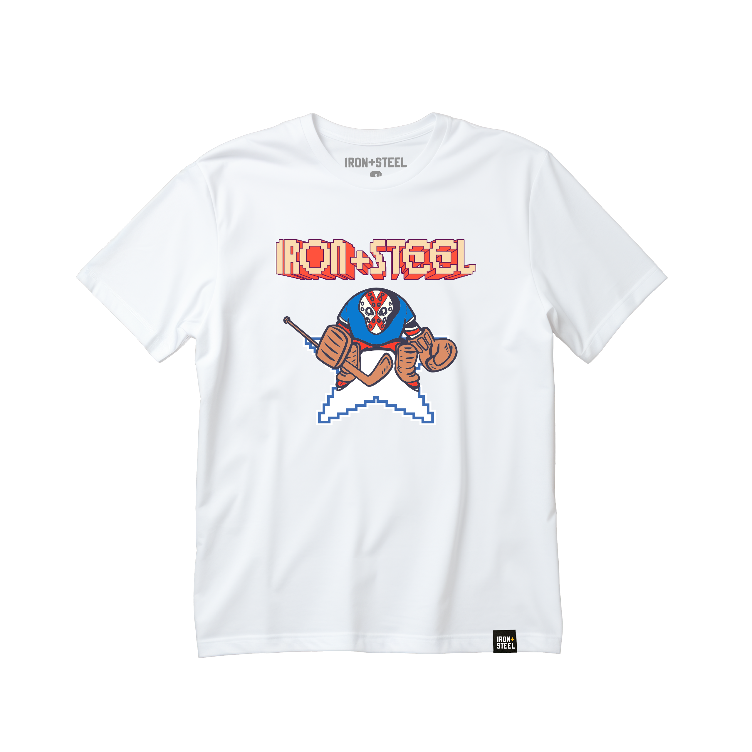 Retro Hockey Goalie Tee