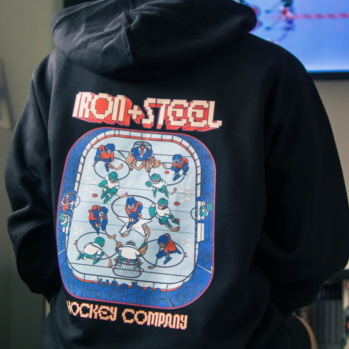 Retro Hockey Youth Hoodie