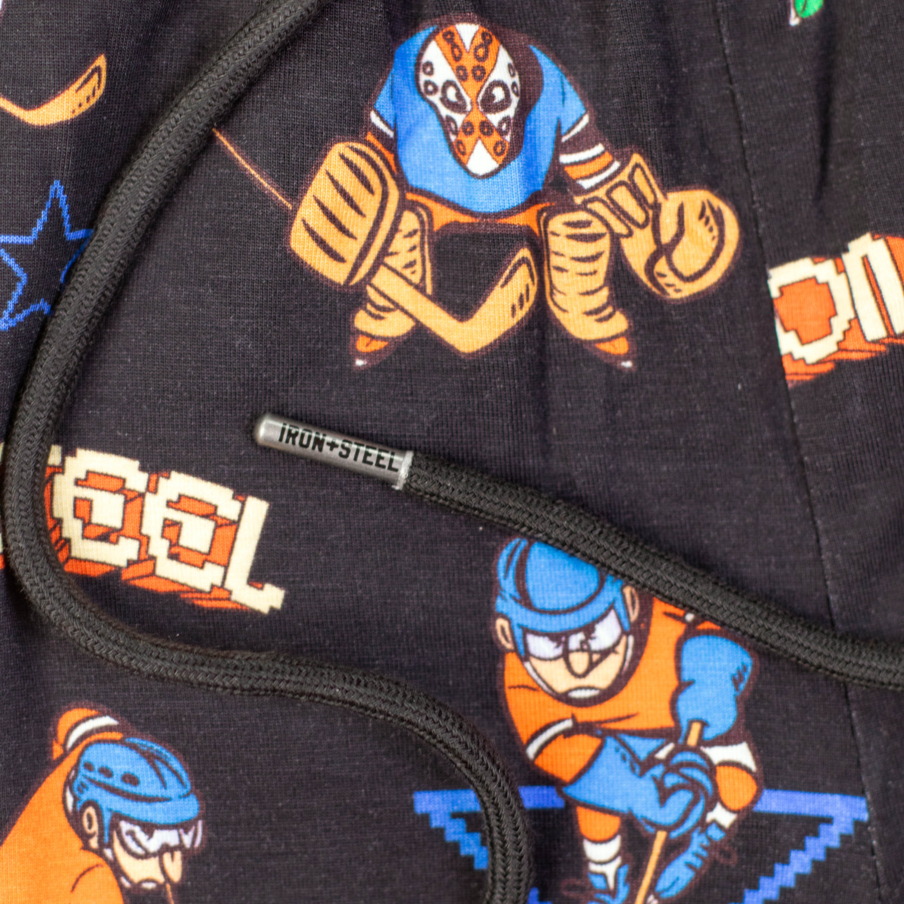 Retro Hockey Bamboo Drawstring Pajama Pants