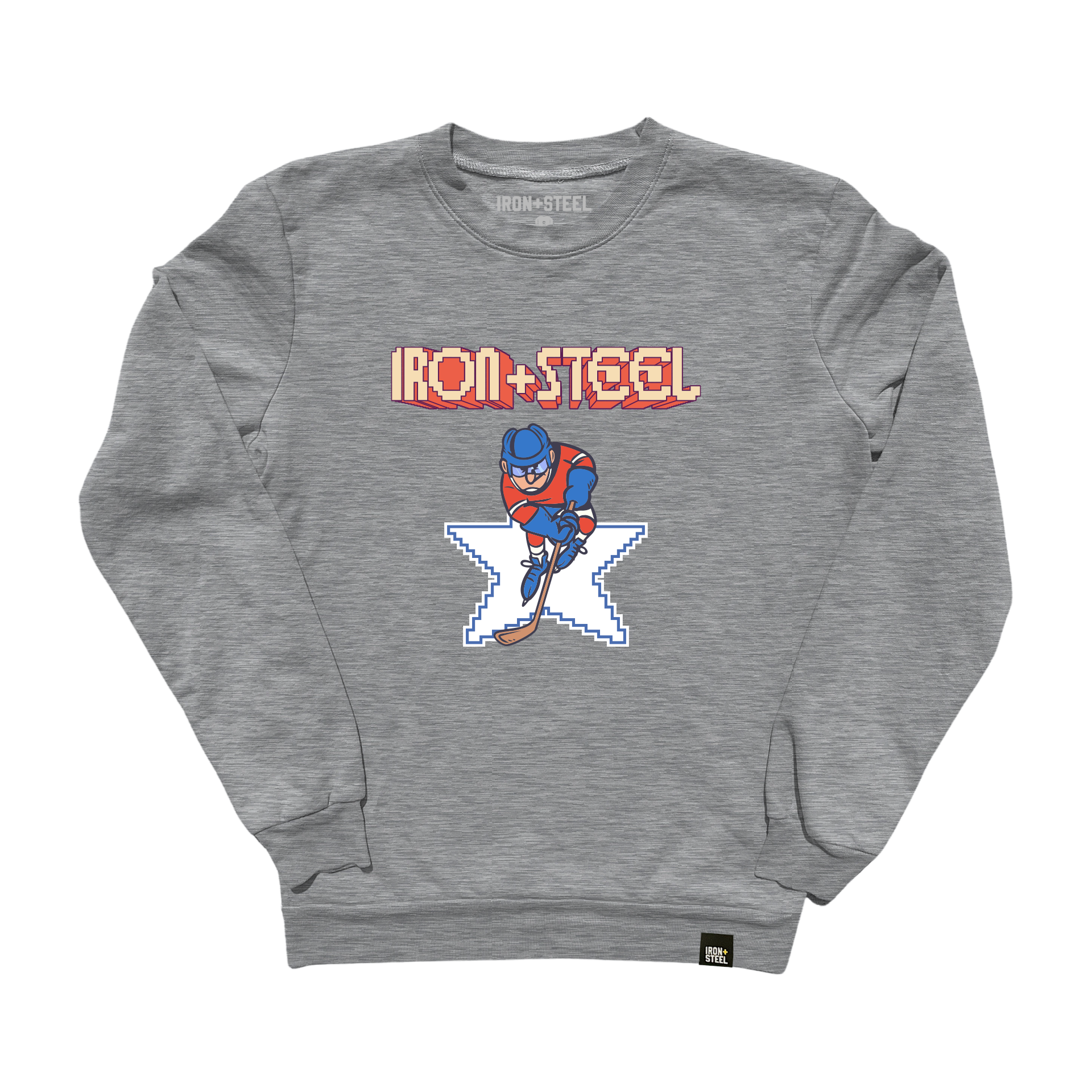 Retro Hockey Player Sweatshirt