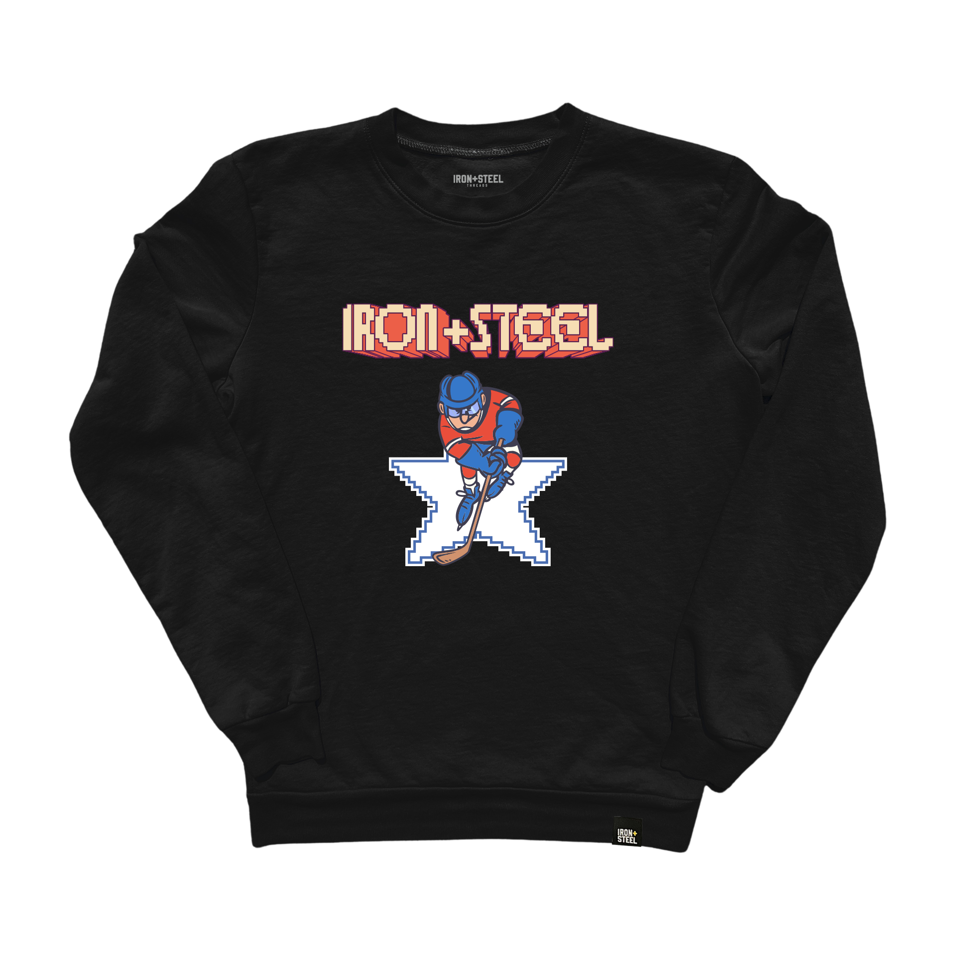 Retro Hockey Player Sweatshirt