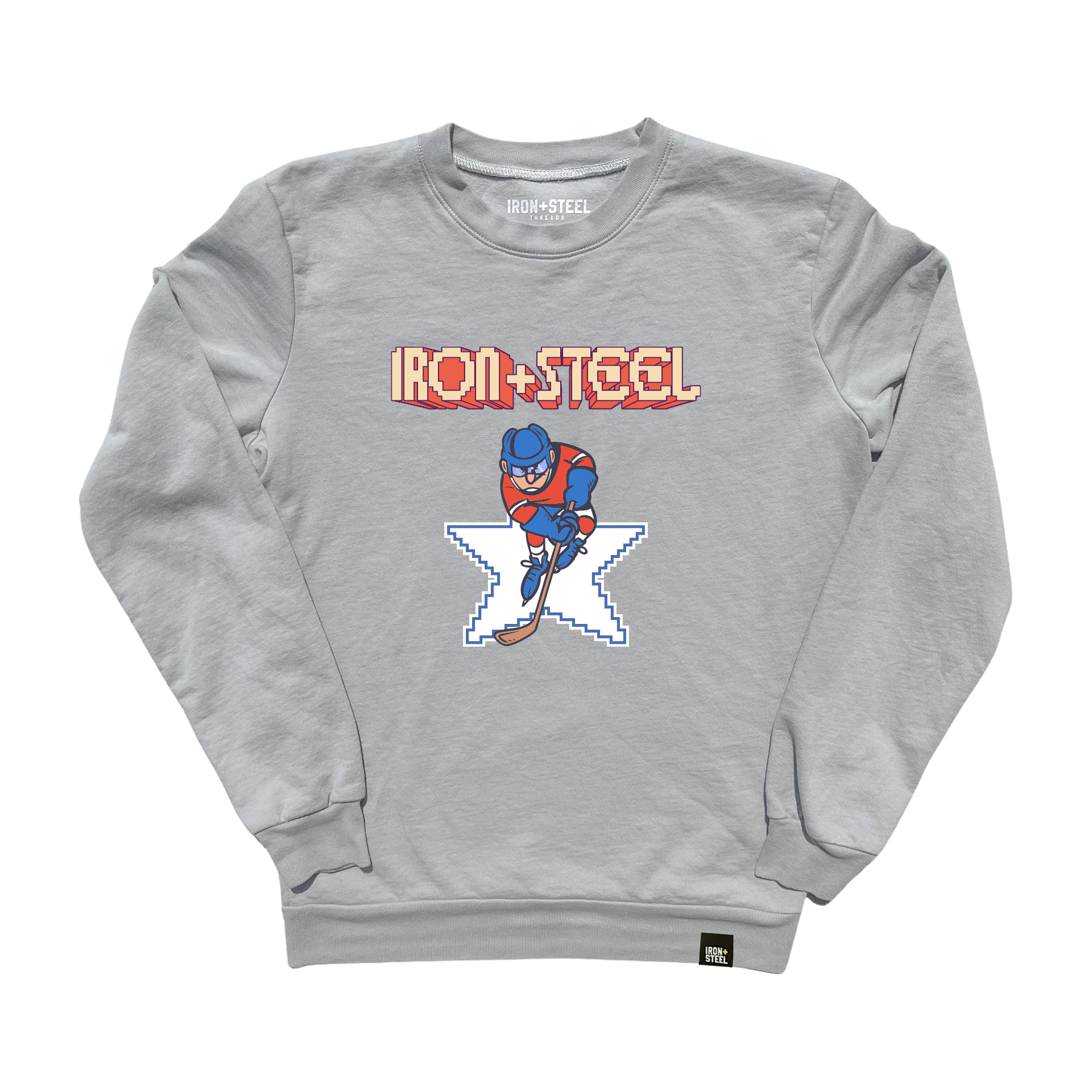 Retro Hockey Player Sweatshirt