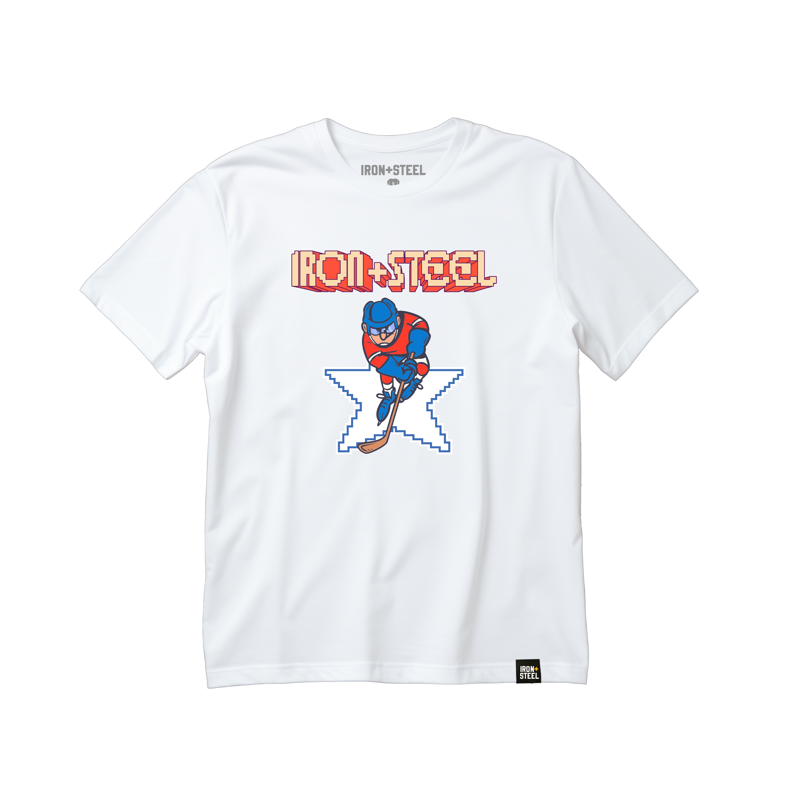 Retro Hockey Skater Tee
