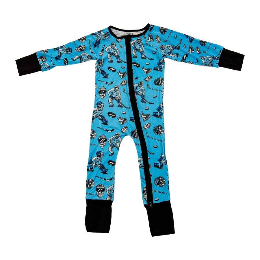 Sasquatch Bamboo Zip Up Pajamas