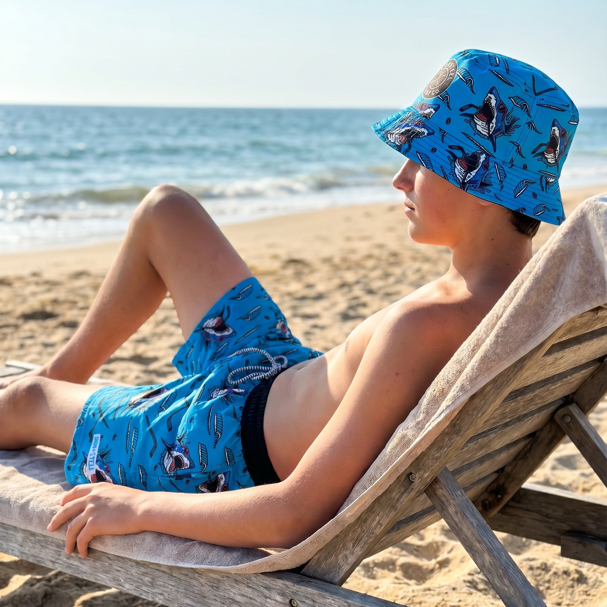 Shark Hockey Bucket Hat