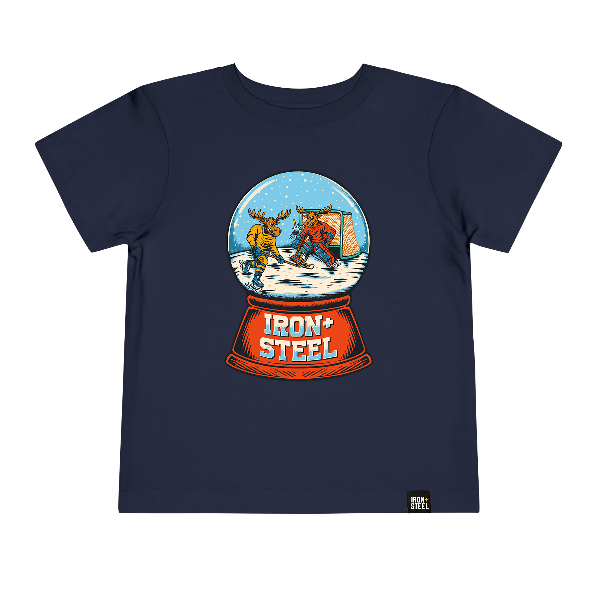 Snow Globe Hockey Toddler Tee