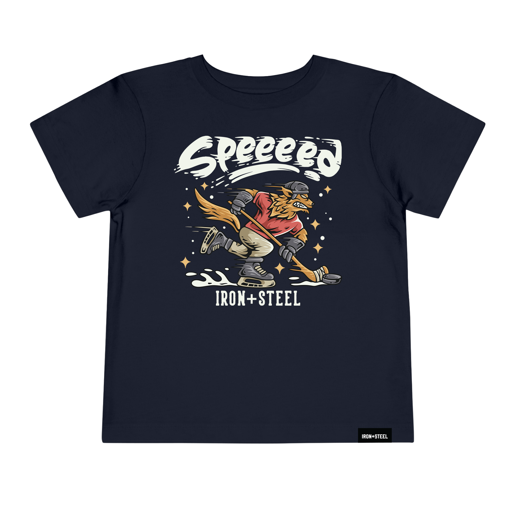 Speed Wolf Hockey Toddler Tee