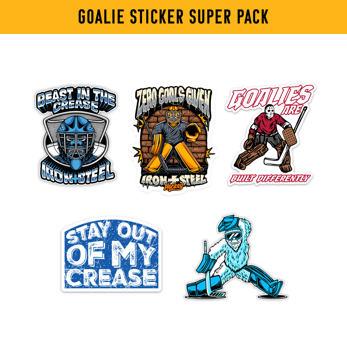 Goalie Sticker Super Pack