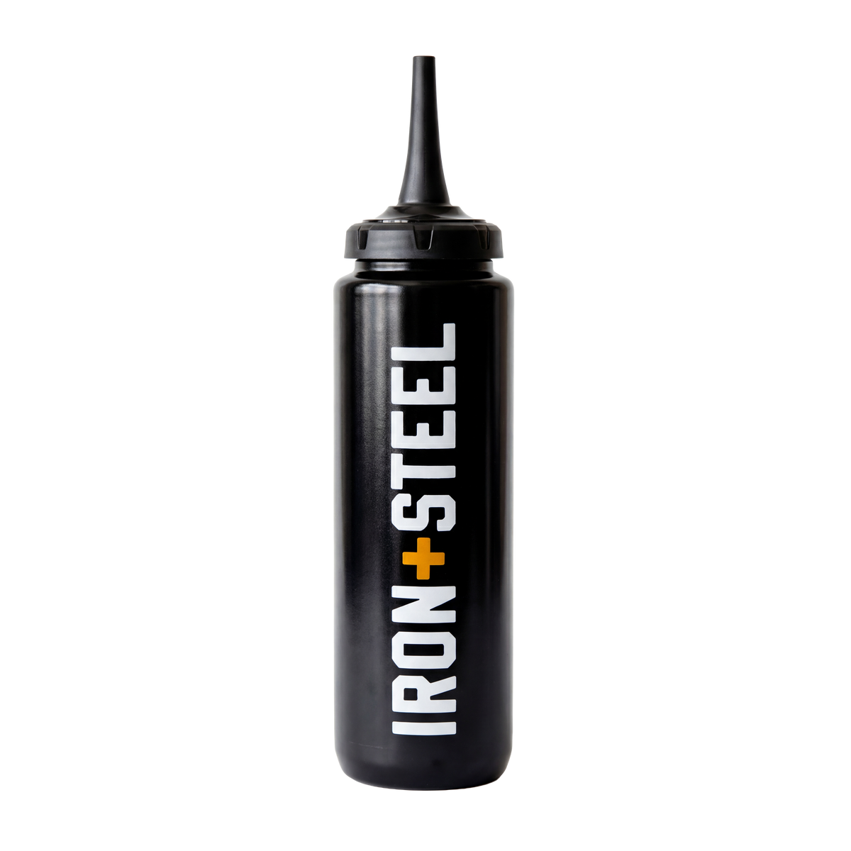 Iron+Steel Long Straw Hockey Water Bottle