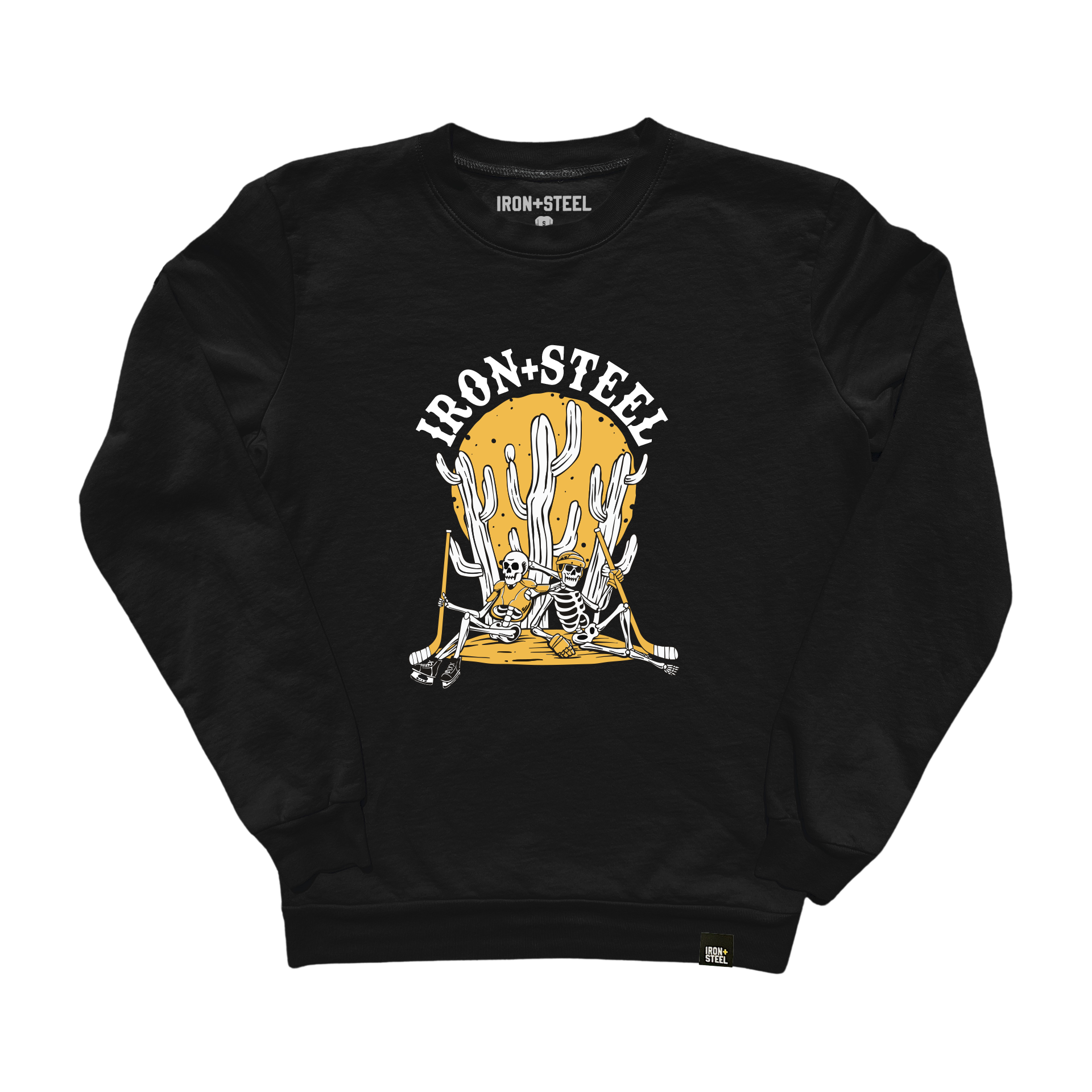 Skeleton Desert Hockey Sweatshirt