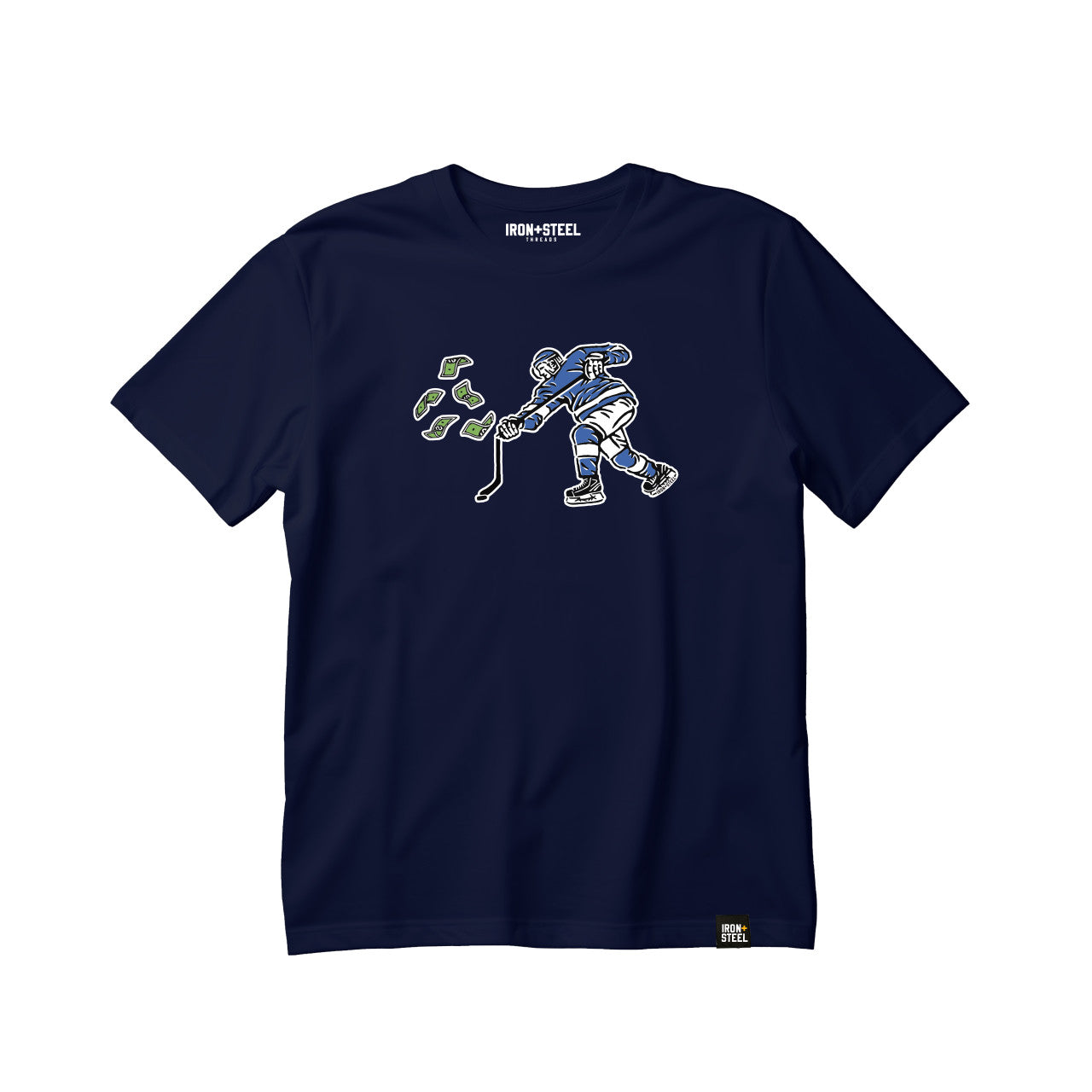 *新作アイテム23'* Hockey Broken Tee Broken Stick Hockey T-Shirt – Iron+Steel