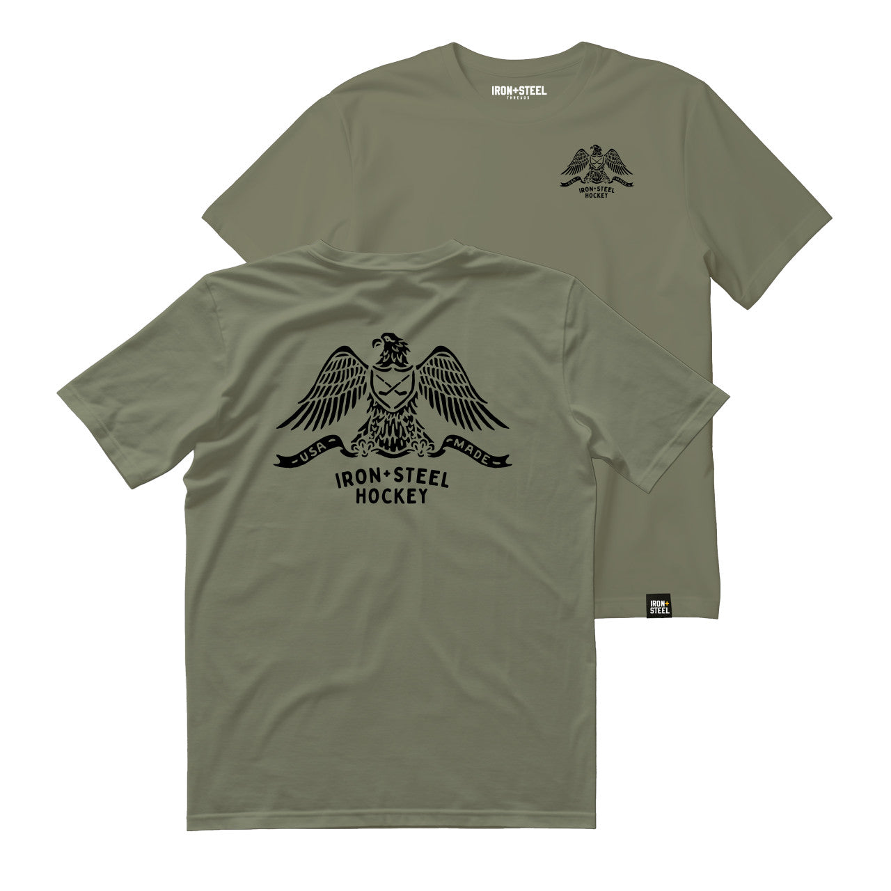 Iron+Steel Eagle Hockey T-Shirt