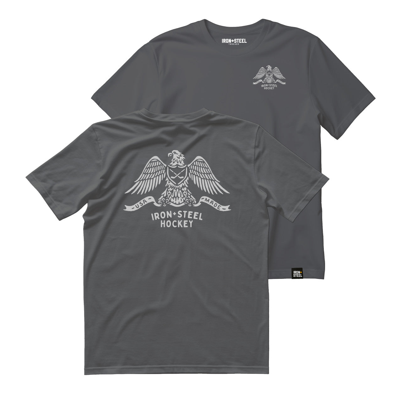 Iron+Steel Eagle Hockey T-Shirt