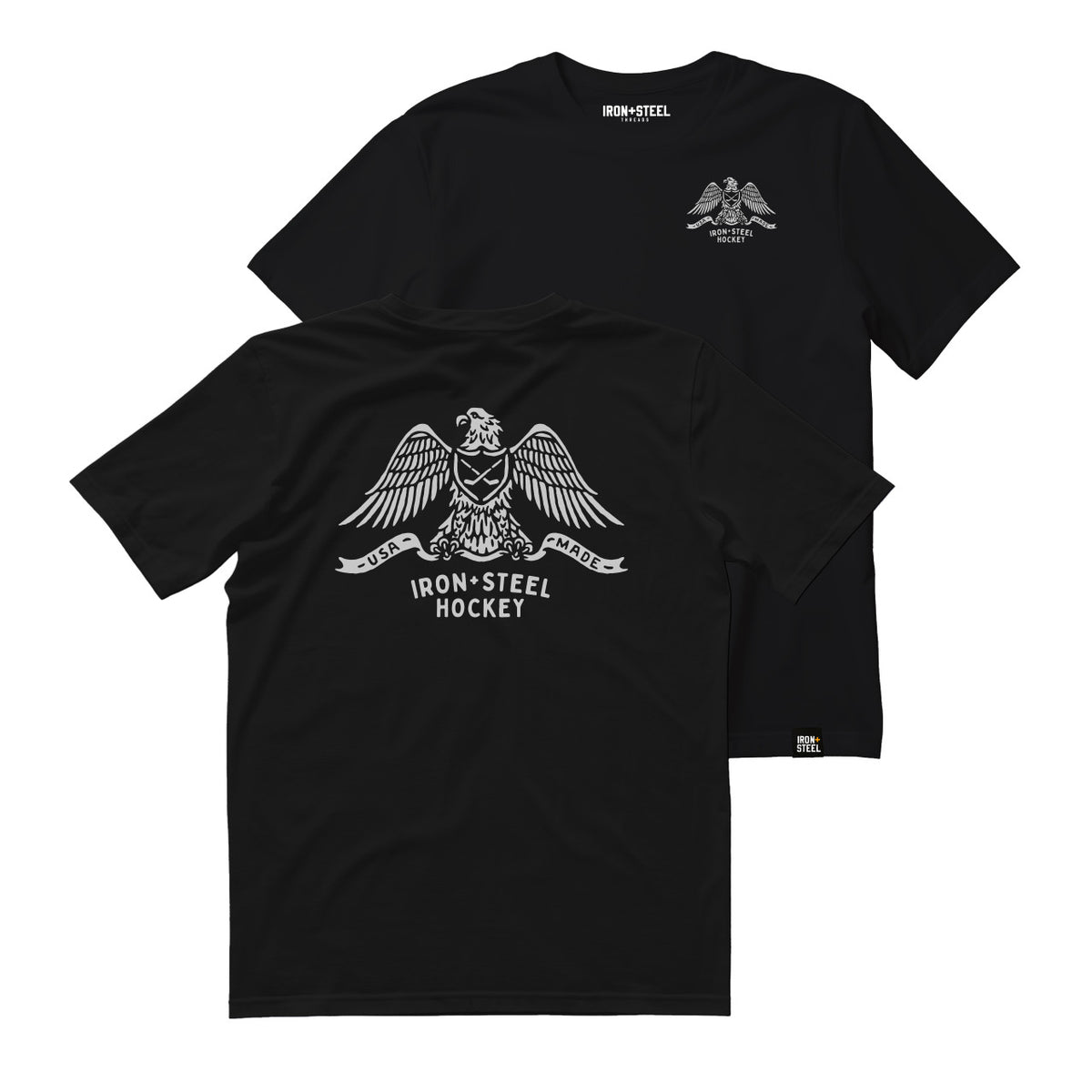 Iron+Steel Eagle Hockey T-Shirt