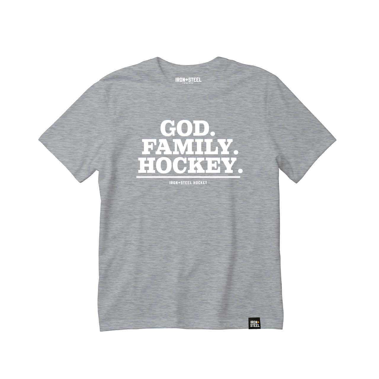 God. Family. Hockey. Kids USA Made T-Shirt