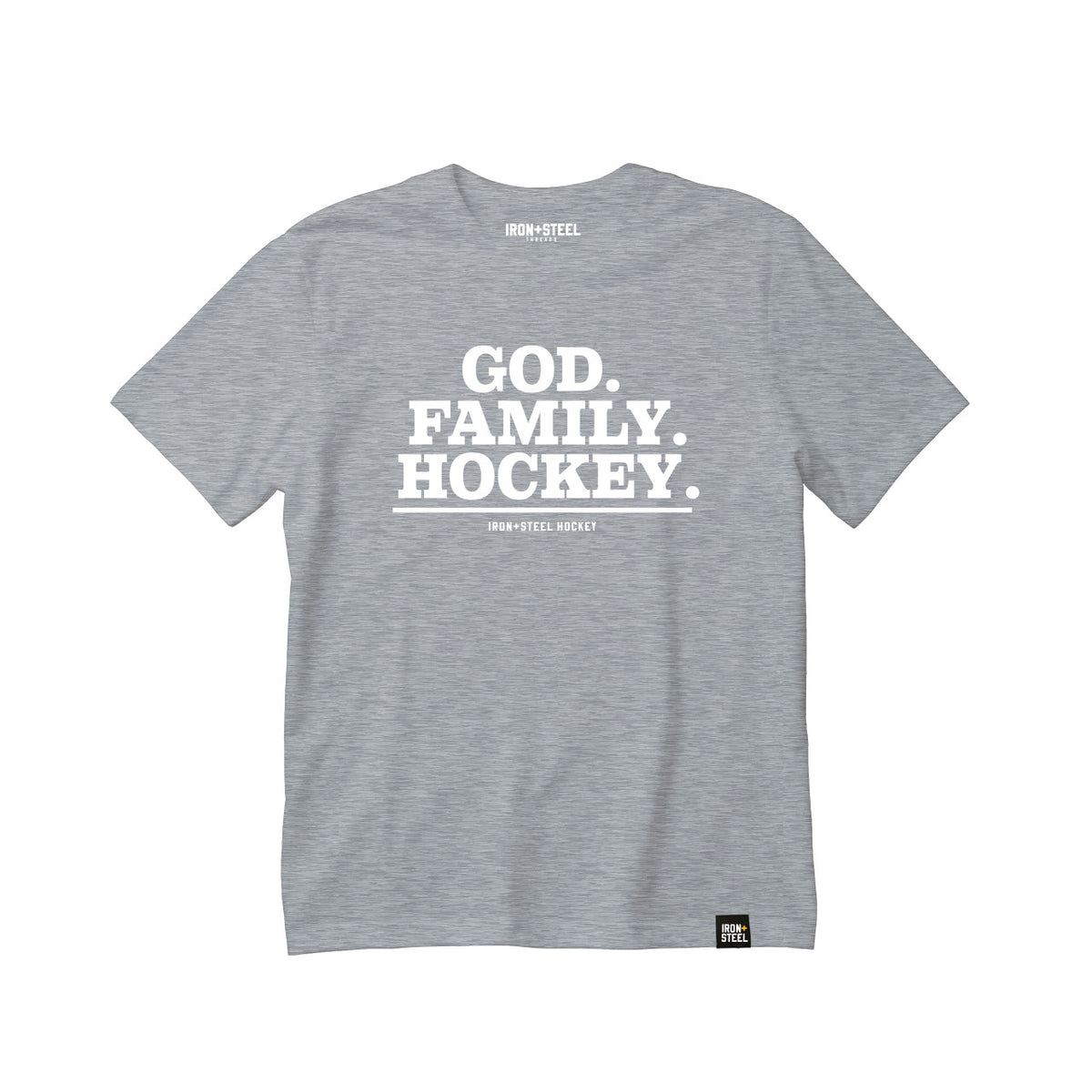 God. Family. Hockey. Kids USA Made T-Shirt