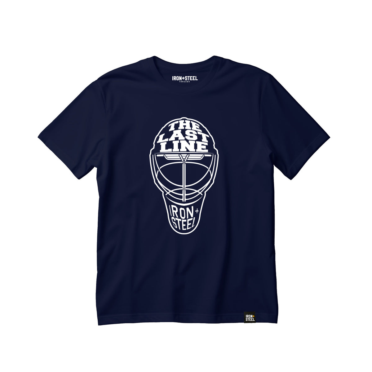 The Last Line Goalie Helmet Hockey Tee