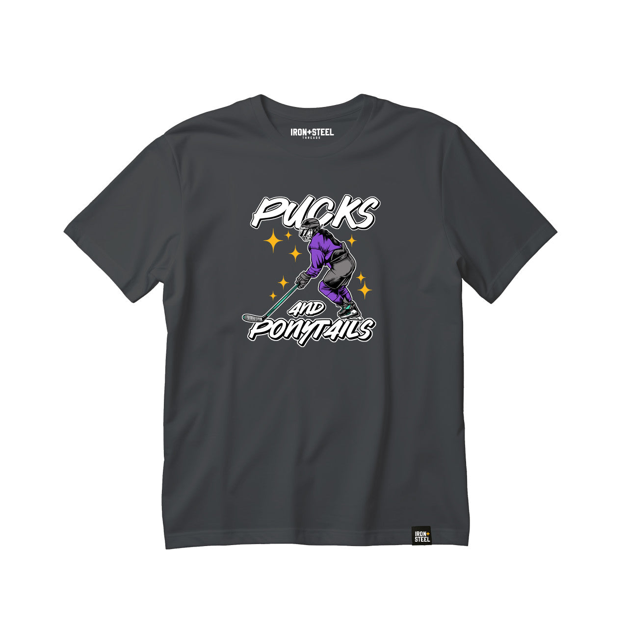 Pucks and Ponytails Kids T-Shirt