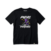 Pucks and Ponytails Kids T-Shirt