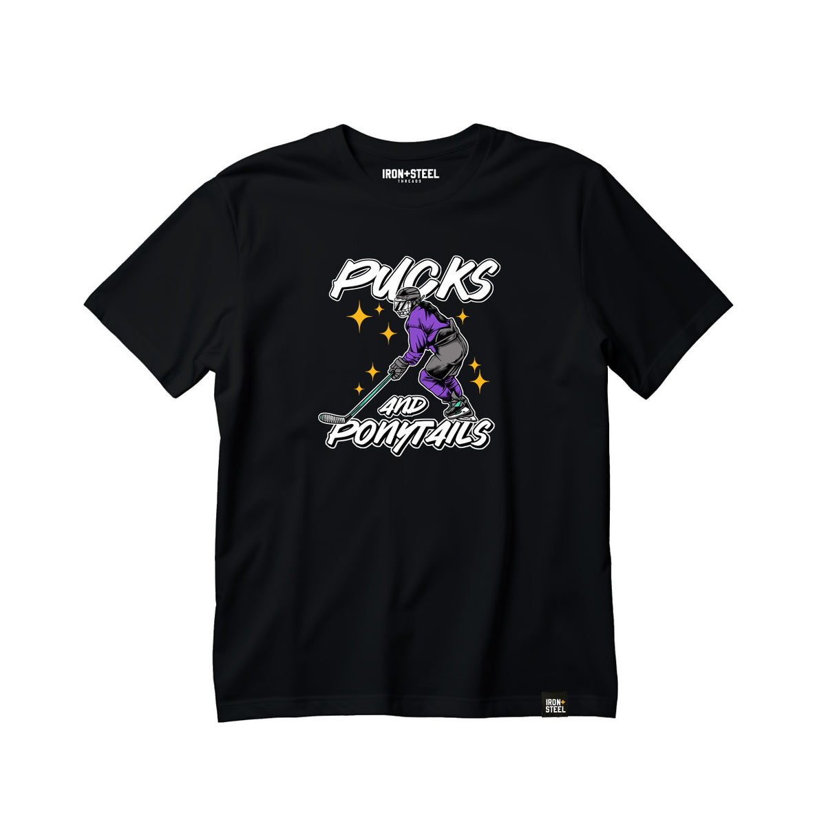 Pucks and Ponytails Kids T-Shirt