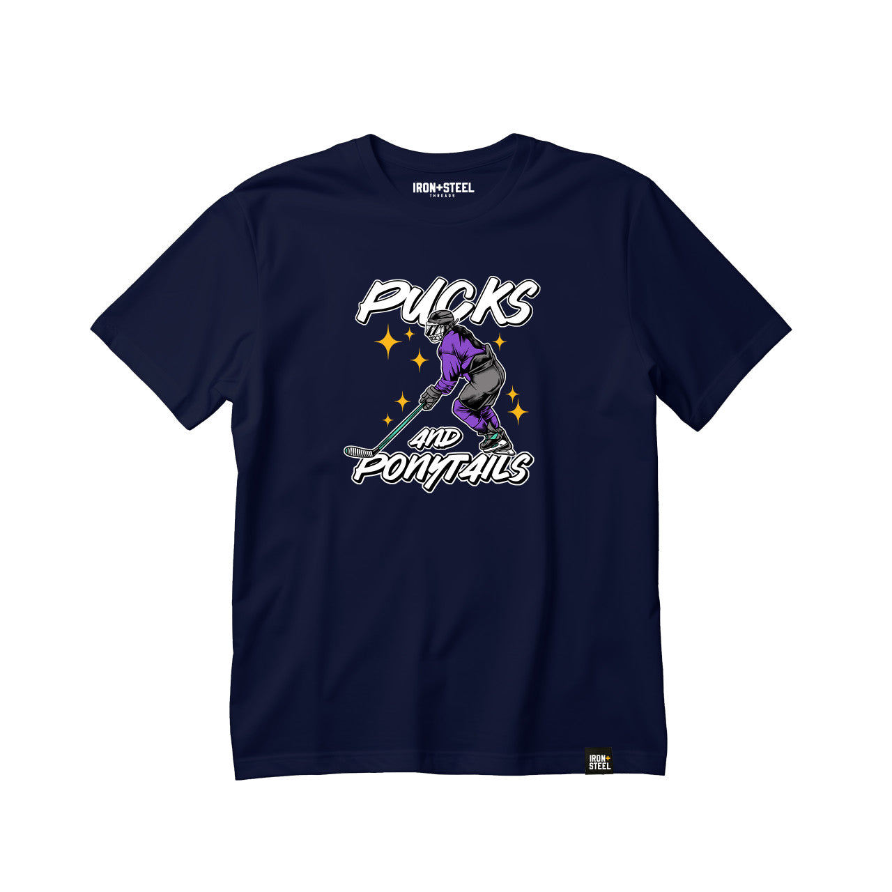 Pucks and Ponytails Kids T-Shirt