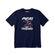 Pucks and Ponytails Kids T-Shirt