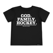 God Family Hockey Toddler Tee