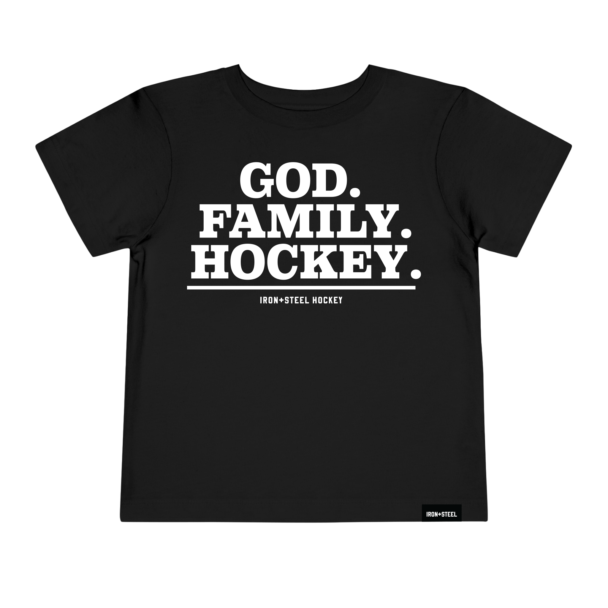 God Family Hockey Toddler Tee