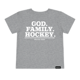 God Family Hockey Toddler Tee