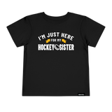 Here For My Hockey Sister Toddler Tee