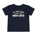 Here For My Hockey Sister Toddler Tee