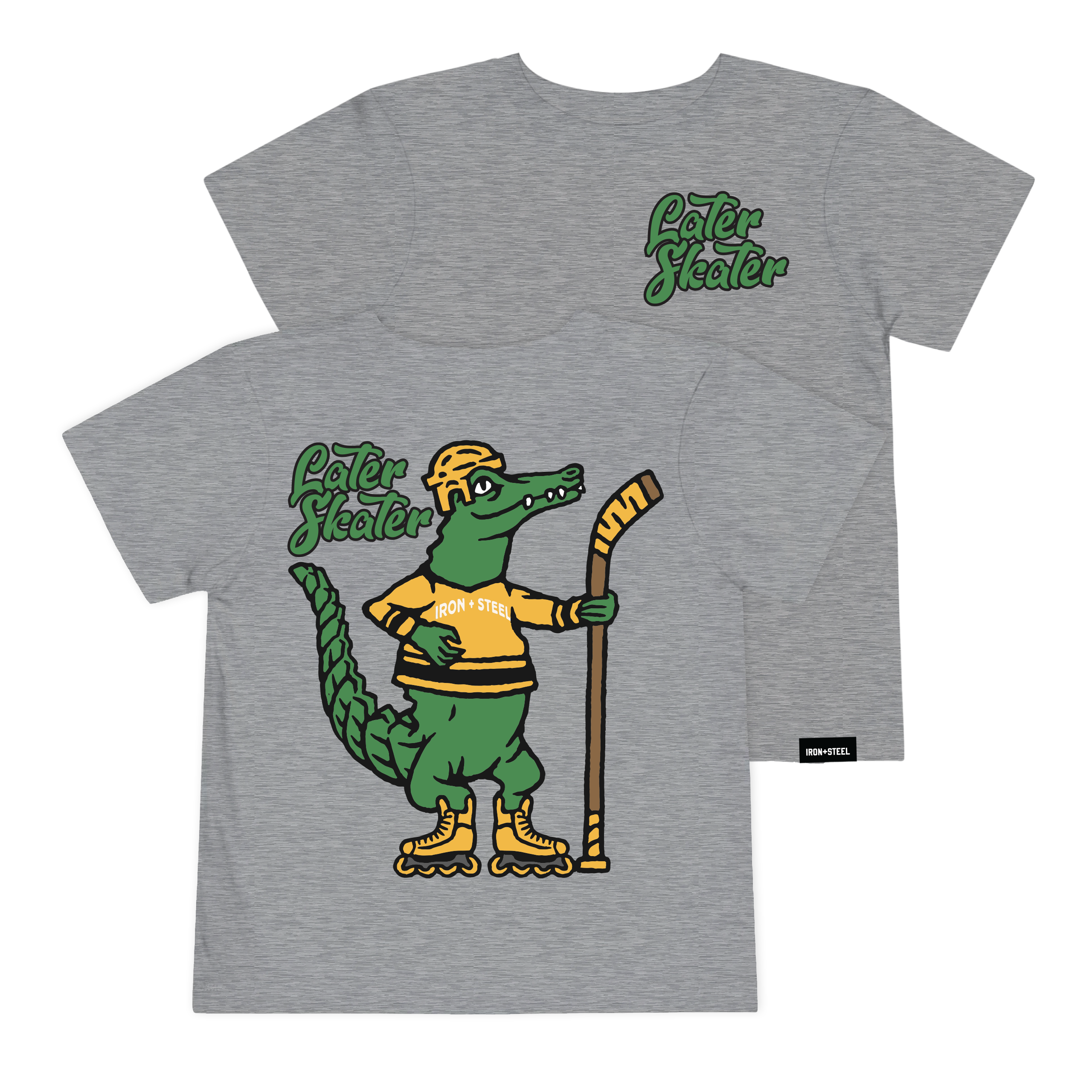 Later Skater Hockey Toddler T-Shirt