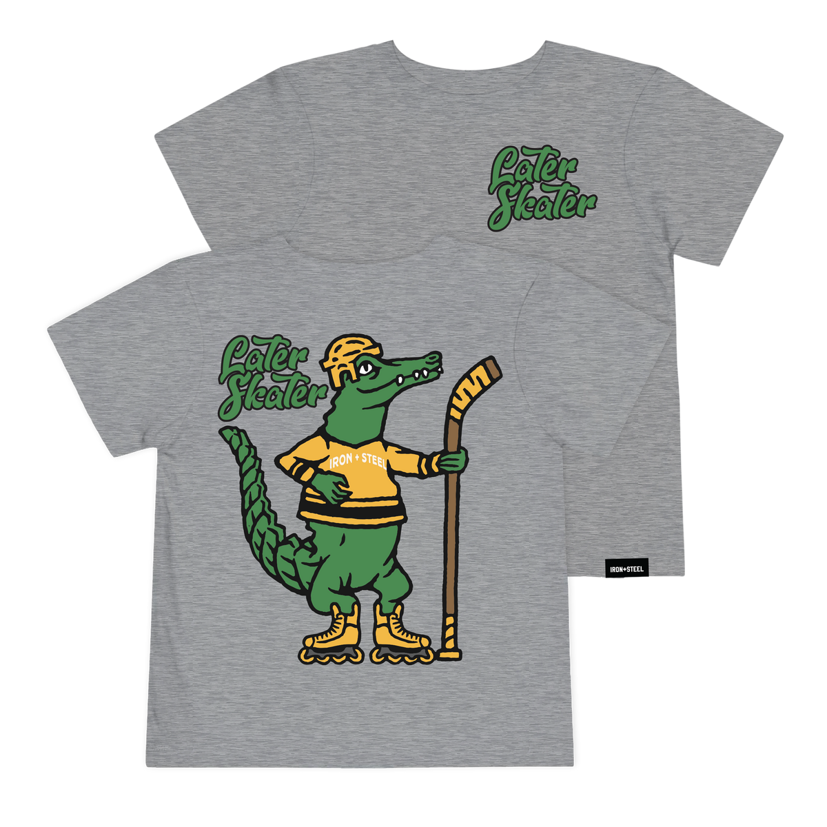 Later Skater Hockey Toddler T-Shirt