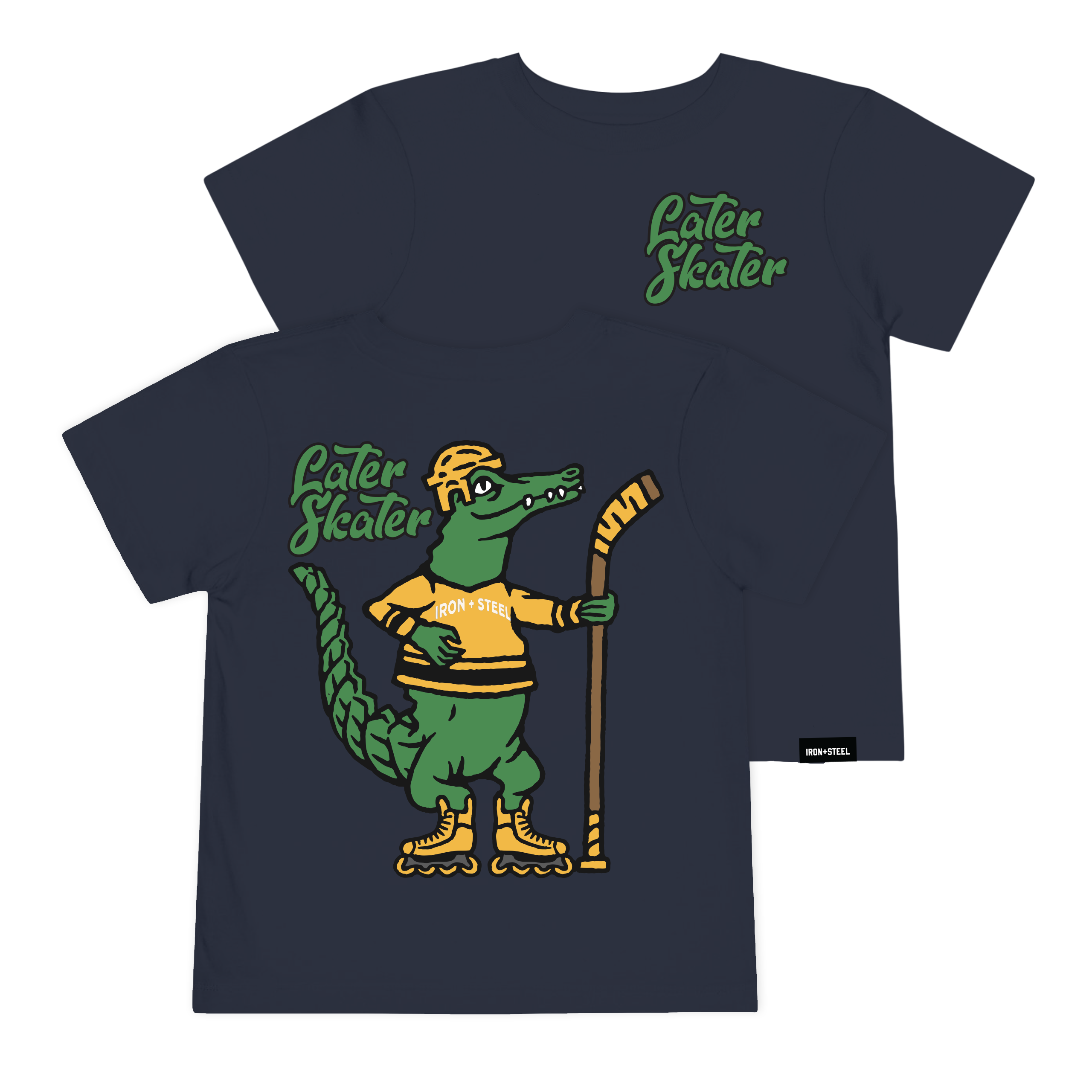 Later Skater Hockey Toddler T-Shirt