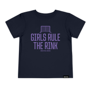 Girls Rule The Rink Toddler Tee
