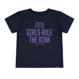 Girls Rule The Rink Toddler Tee
