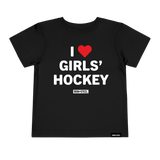 I Love Girls' Hockey Toddler Tee