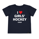 I Love Girls' Hockey Toddler Tee