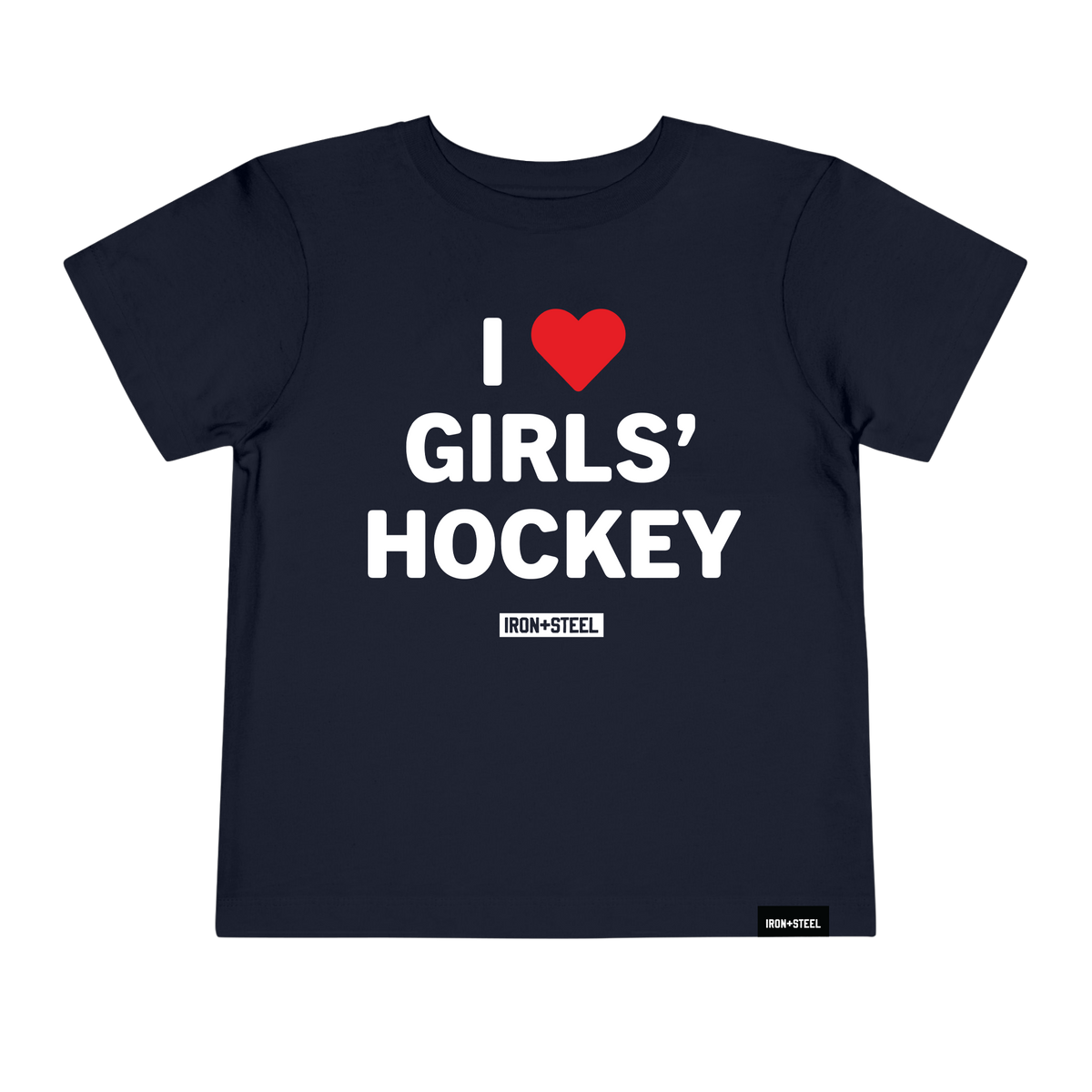 I Love Girls' Hockey Toddler Tee