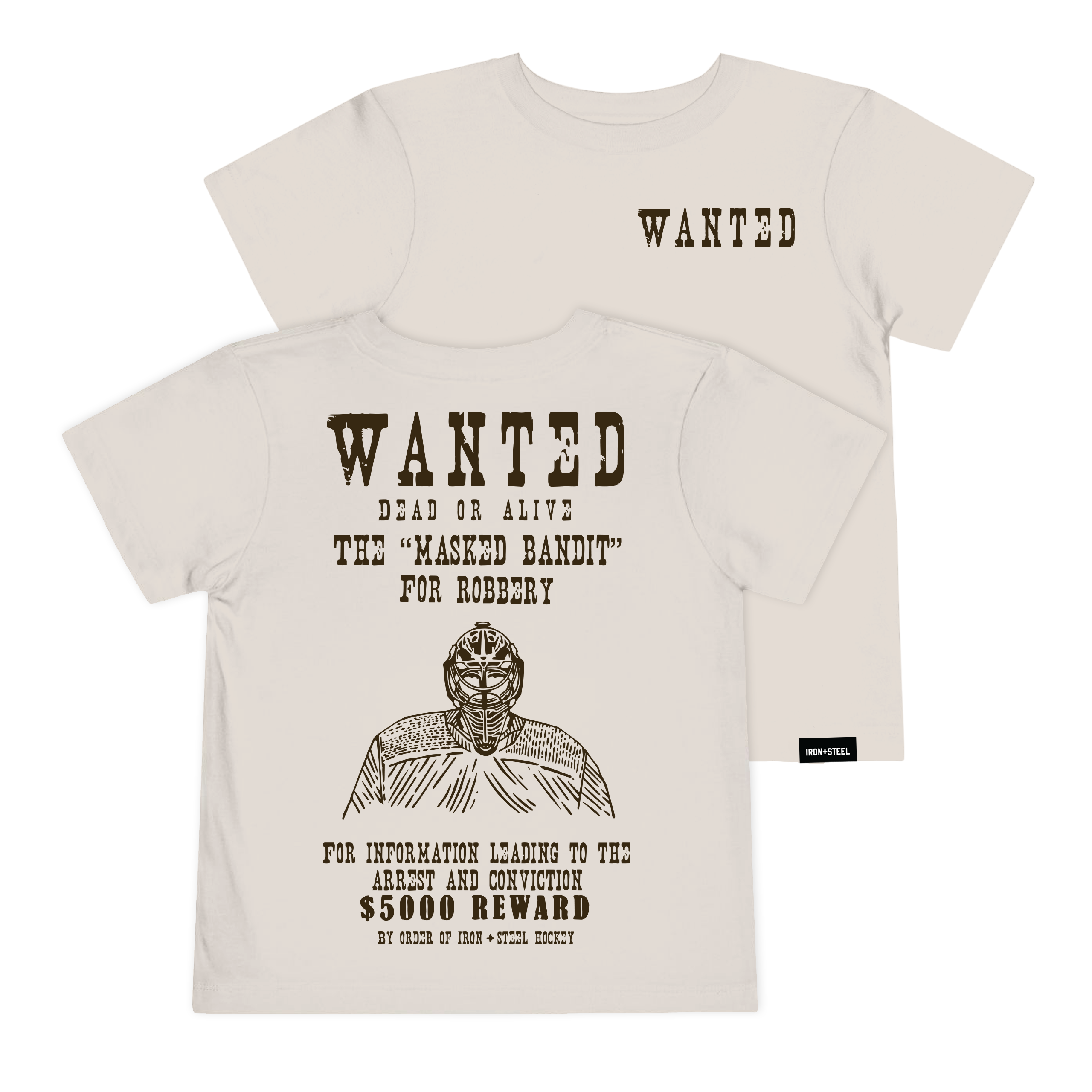 Wanted for Robbery Goalie Toddler Tee